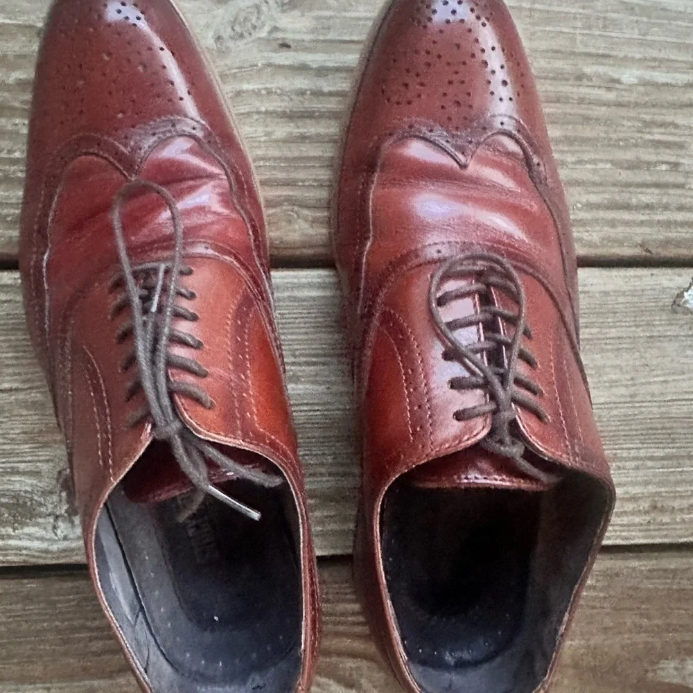 Stacy Adams Brown Leather Oxfords